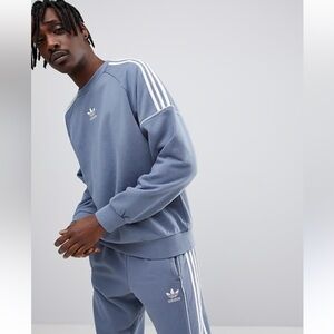 Adidas Nova Blue Sweatshirt Pullover Size Small